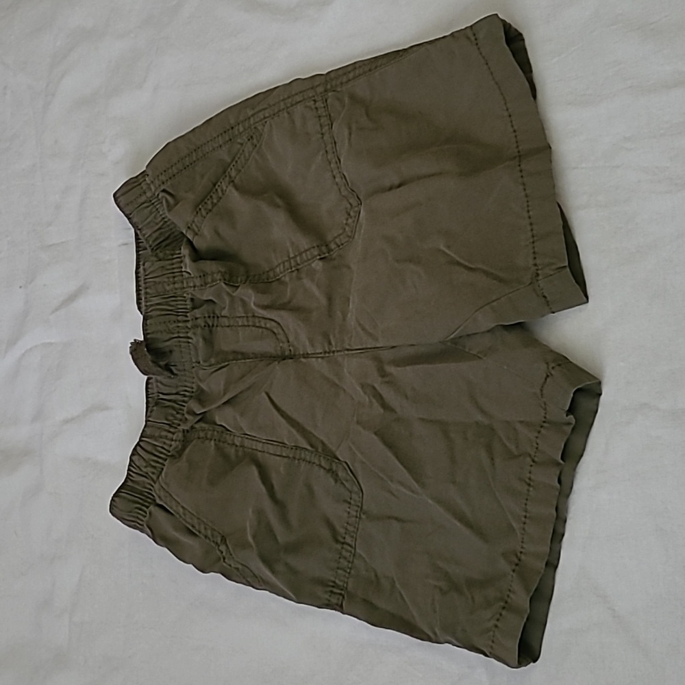 💥5/$25 Jumping Bean Boys 4T Green Khaki Shorts